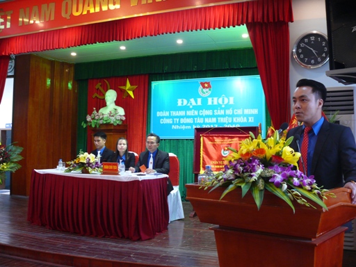 Chuỗi hoạt động chào mừng và tổ chức thanh công Đại hội Đoàn thanh niên Công ty Đóng tàu Nam Triệu